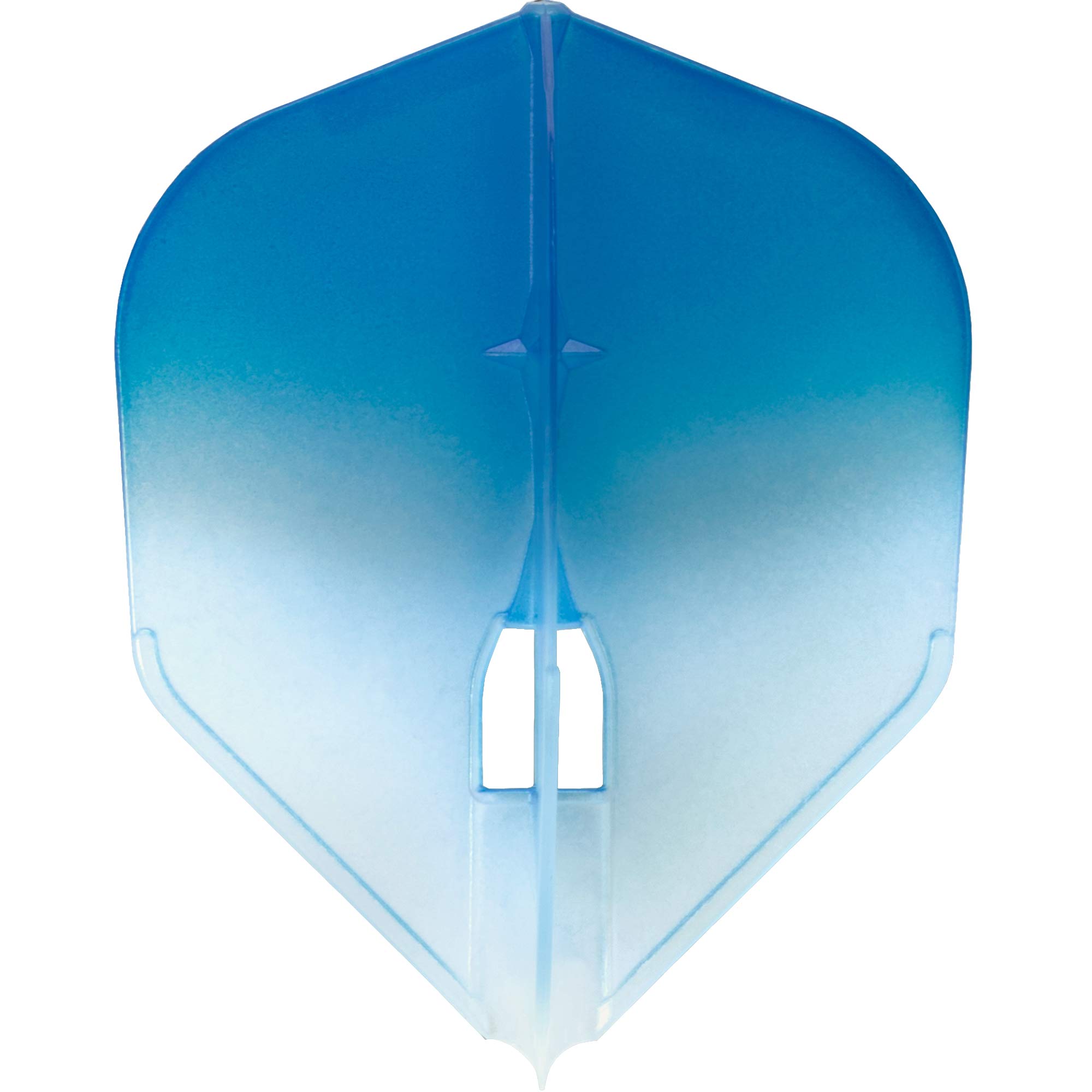 L-Style LS495 L-Flight Pro | Champagne Dart Flight Pro in Standard Shape with Two Tone Gradient, L3, Blue/White