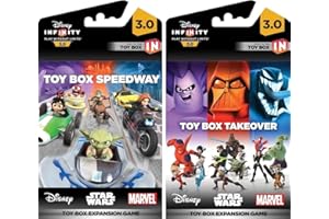 Disney Infinity 3.0 Edition: Toy Box Takeover and Toy Box Speedway Game Expansion Bundle - Not Machine Specific