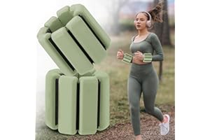 ZEKOLA Wrist and Ankle Weights, Adjustable Wearable Weights - Total 2 lbs (1 lb each), Comfortable Weights Ankle Wrist Weights for Yoga Dance Volleyball