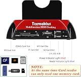 Tccmebius TCC-S862-UK USB 2.0 SATA IDE Dual HDD Docking Station Card Reader Hub view 2