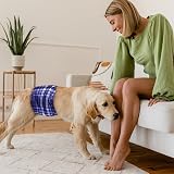 MICOOYO Belly Bands for Dogs Reusable Male 3 Pack Plaid Size S view 6
