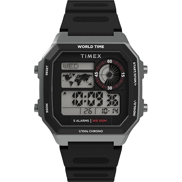 Amazon.com: Timex Unisex T80 36mm Watch - Black Bracelet Digital