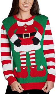 Long Sleeve Crewneck Holiday Sweater 