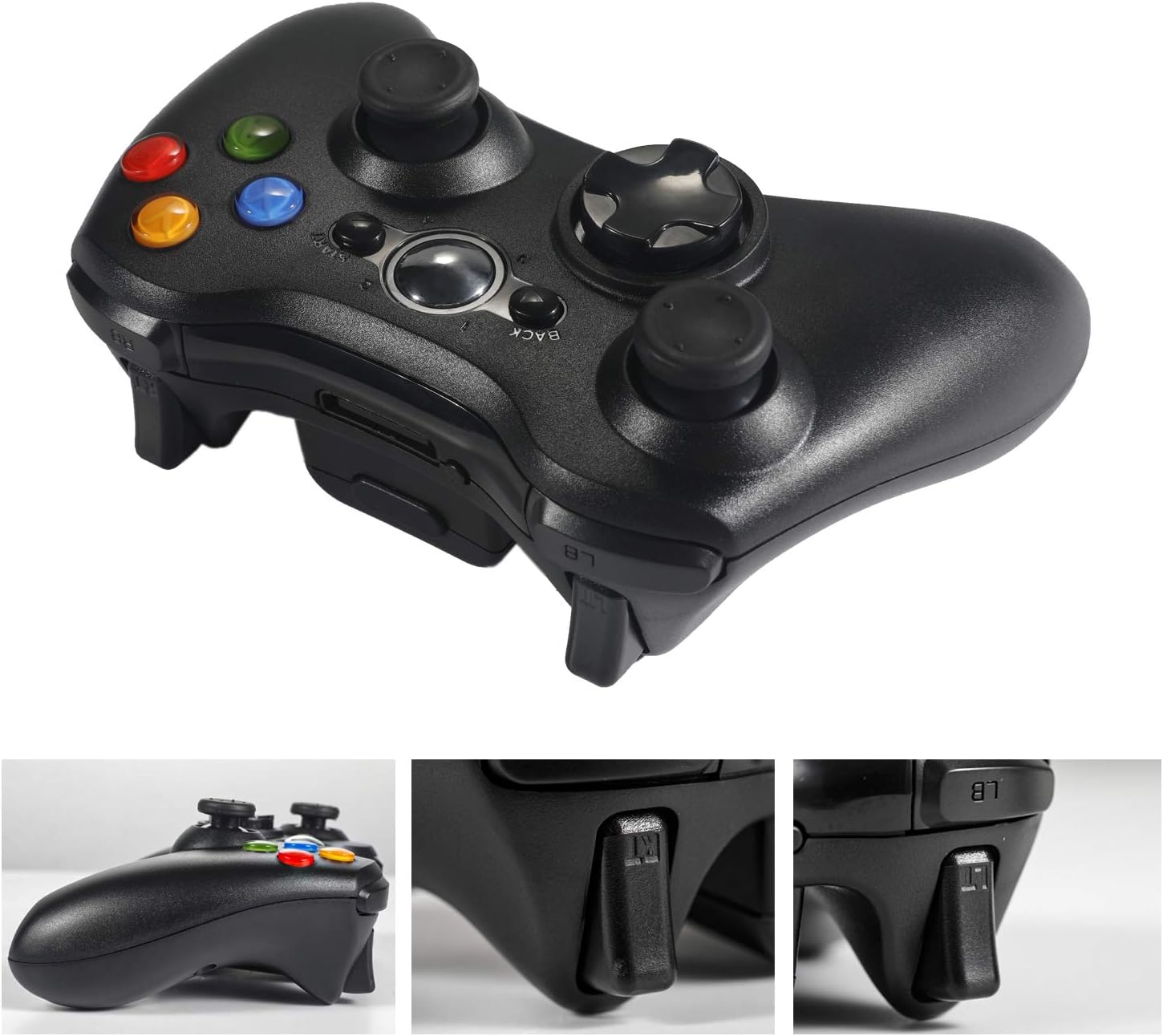 Amazon Xbox360 コントローラー Sefitopher 無線 ゲームパッド Pc 互換 振動機能搭載 高耐久ボタン Xbox 360 Pc ゲーム コントローラー に対応 互換品 サードパーティ製品 コントローラー ハンドル ジョイスティック