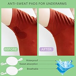 FERCAISH Underarm Sweat Pads - 1 Pairs Reusable