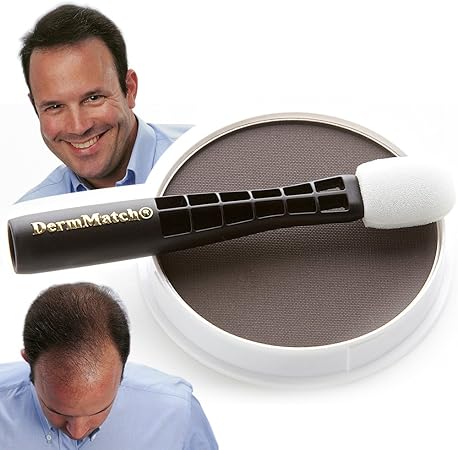 Buy Dermmatch Topical Shading 1 4 Oz Water Resistant Natural Hair Loss Concealer Dark Brown Online At Low Prices In India Amazon In