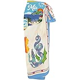 Fhniepan Women's Beach Swimwear Printed Long Sarong Coverups Bathing Suit Pareo Large Pashmina Wrap Skirt