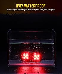 Partsam 14x Trailer RV Marker LED Lights Double