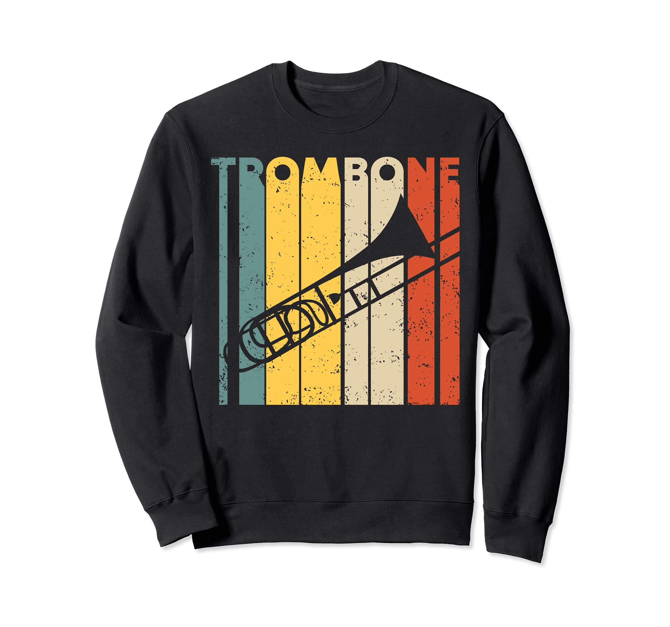 Retro Vintage Trombone Marching Band Trombonist I Trombone Sweatshirt