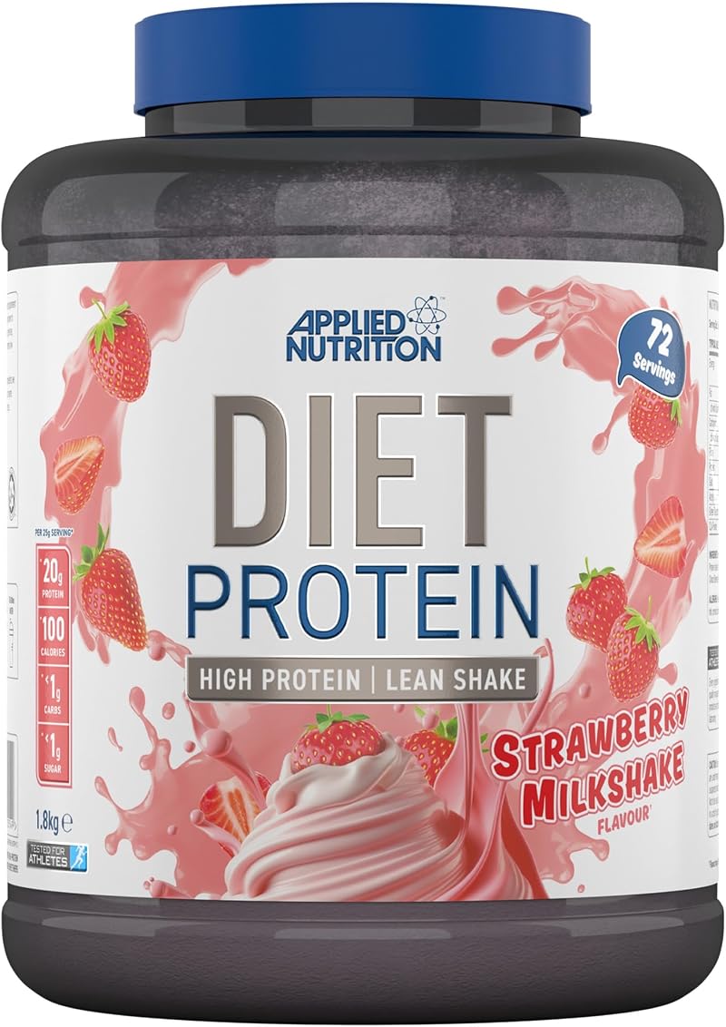 Applied Nutrition Diet Whey High Protein Powder 1.8kg Strawberry