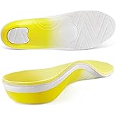 VALSOLE Heavy Duty Support Orthotic Insoles for Men & Women 220+ lbs - Plantar Fasciitis, High Arch Support, Flat Feet Orthotics Inserts, Absorbs Shock, Standing All-Day Comfort Work Shoe Insoles