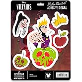 Disney Villains Evil Queen Adhesive Vinyl Decals - Fun Set of 5 Evil Queen Stickers for Car or Truck