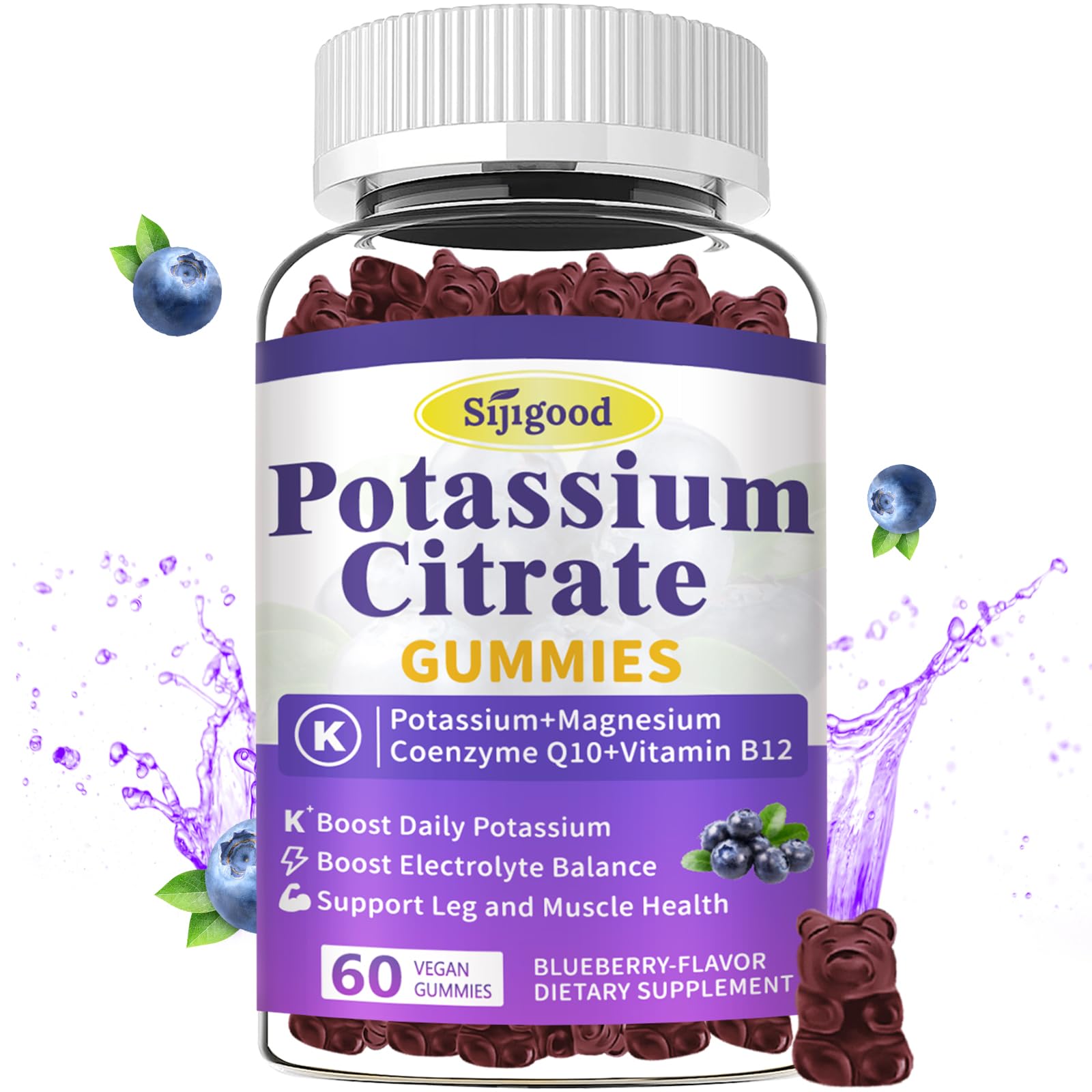 Potassium Citrate Gummies (Blueberry)