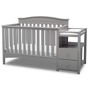 delta children princeton junction convertible crib and changer