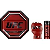 UFC Ultimate K.O. - Cologne for Men and Body Spray Set - Aromatic Woody Perfume for Men with Lavender and Cedarwood Notes - Long Lasting Scent - 2 Pc