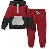 Burt's Bees Baby Baby Boys Hoodie and Pant Set, Top & Bottom Outfit Bundle, 100% Organic Cotton