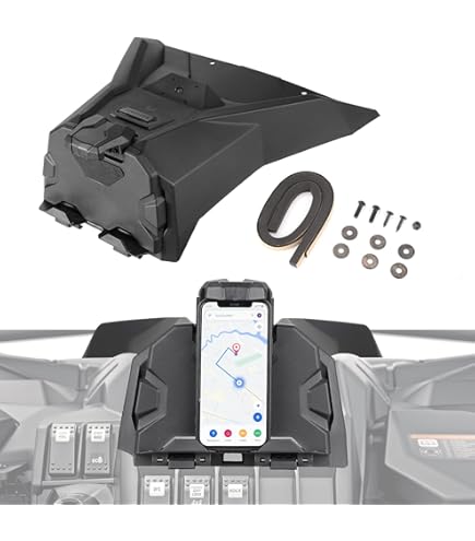 Tusk Removable Half Windshield For Can-Am Maverick & Commander - 3/16" Polycarbonate Clear Shield
