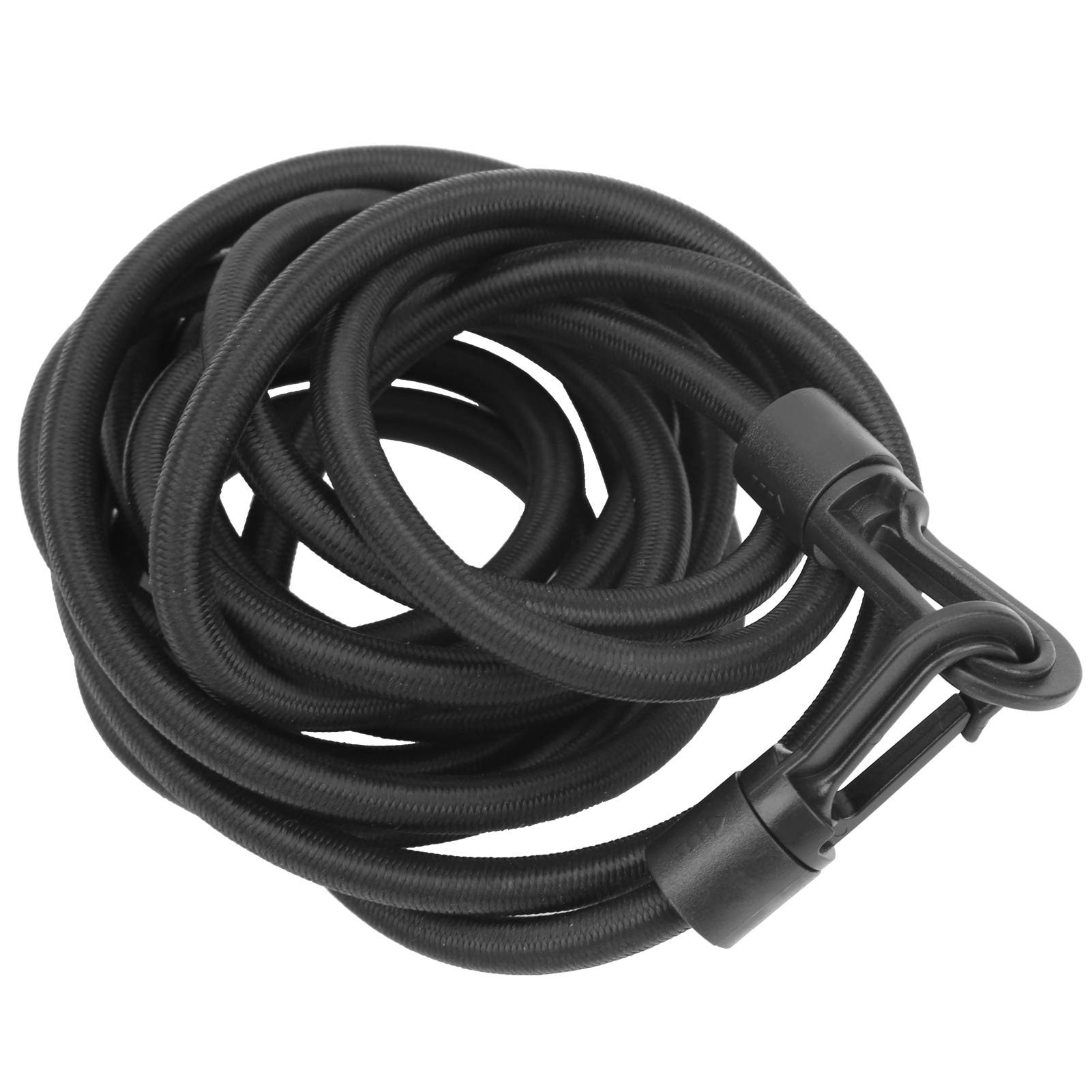 VGEBY Kayak Elastic Rope, Latex Canoe Bungee Cord Lightweight Boat Accessory with Hooks 6mm x 2.5m Boating Water Sports