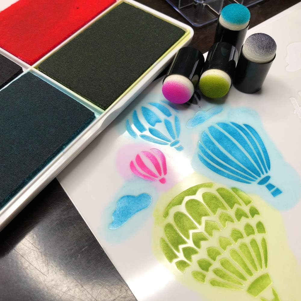 Finger Sponge Daubers for Painting, Drawing, Ink, Card Making, Commodities for Finger Painting 20 Pack