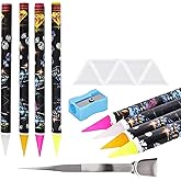 20 Pcs Rhinestone Picker Tool,Wax pencil for Rhinestones and Diamond Painting, 8 rhinestone pen tool and 10 Rhinestone Trays rhinestone tools for Nail Art Diamond Painting