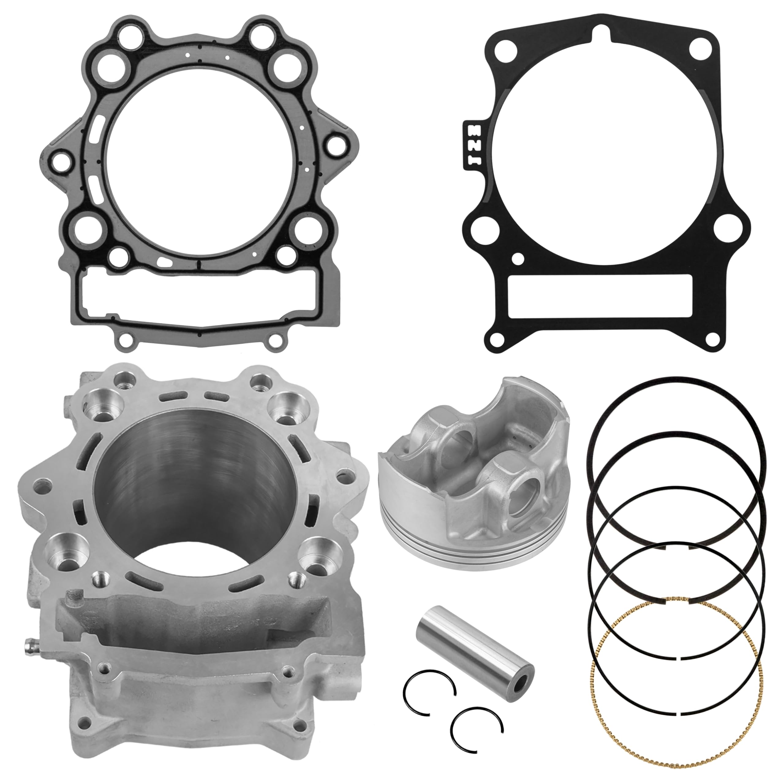 Photo 1 of Caltric Cylinder Piston Ring Compatible with Yamaha Raptor 700 YFM700R 2006 2007-2014 Standard Bore