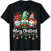 Gnomes Xmas Shirts Merry Christmas Gnome Men Women Kids T-Shirt