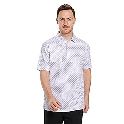 Men's Golf Shirts Dry Fit Short Sleeve Print