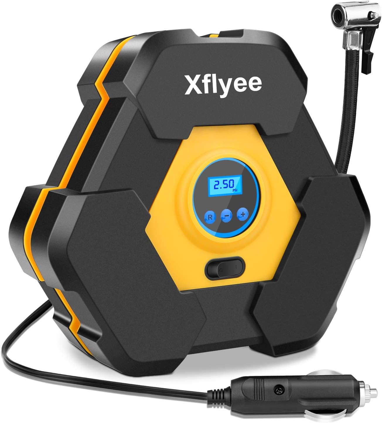thumbnail image 2 of Slime Digital Tire Inflator - 12V Portable Air Compressor With Auto Shut-Off & LED Light 2 of 11