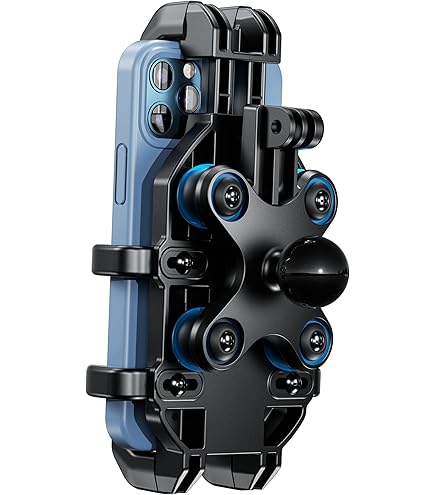 Anti-Theft Waterproof Motorcycle Phone Mount Bike Mobile Holder Double Socket Ar - View #5