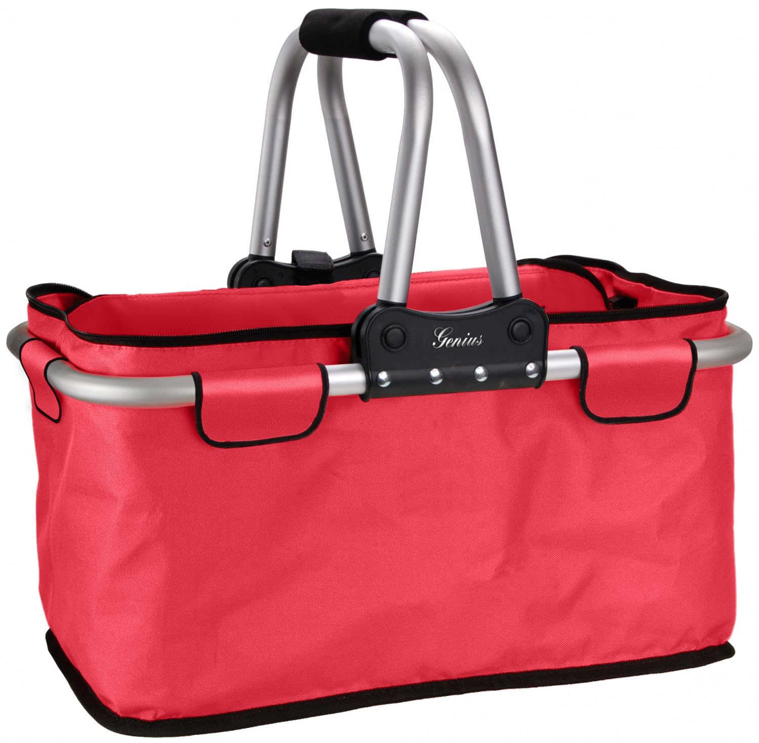 Genius Shopping Basket, Red, 48 x 28 x 27 cm