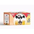 Boba Bundle Kit 10 Serv. Instant Bubble Pearl Variety Milk Tea Kit with Authentic Brown Sugar Tapioca Pearls by Yulu Foods - Ready in Under 1 Minute, Includes Paper Straws - Gift Box, Holiday (Classic, Mango Peach, Passionfruit)