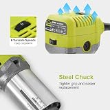 DEWINNER Electric Palm Router 6 Speeds 710W 1/4 Inch Wood Trimmer view 6