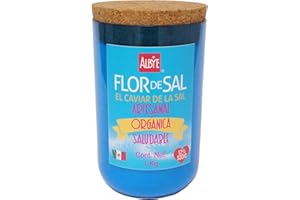 Fleur de Sel Organic Artisanal Natural, Low Sodium (12%), Unbreakable Tumbler with 31.75 oz, Enhances The Taste of Foods, The