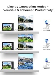 EPORMOT Portable Dual Monitor 23.8" 100Hz FHD 1080P