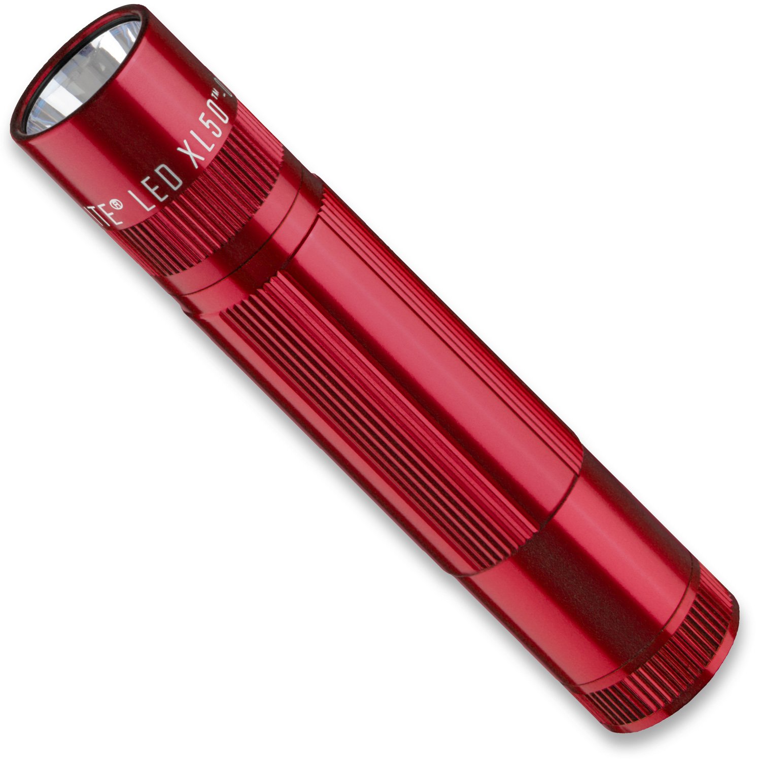 Maglite XL50 LED 3Cell AAA Flashlight Red Standard Combo Pack Free