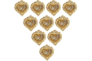 Wonder Care | Metal Gold Lamp Oil Lamps for Indoor Use Diya Lamp for Pooja | christmas ornaments | Diwali Diya| christmas decorations indoor home decor | Decor for christmas (Diya-10pc)