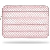 Vandel Puffy Laptop Sleeve Case, 13-14 inch Laptop Sleeve Bag Case 13.3 Inch, Compatible with MacBook Air/Pro 13 / Pro 14, iPad Pro 12.9, HP Dell ASUS, Cute Checker Mac Book Computer Bag Cover