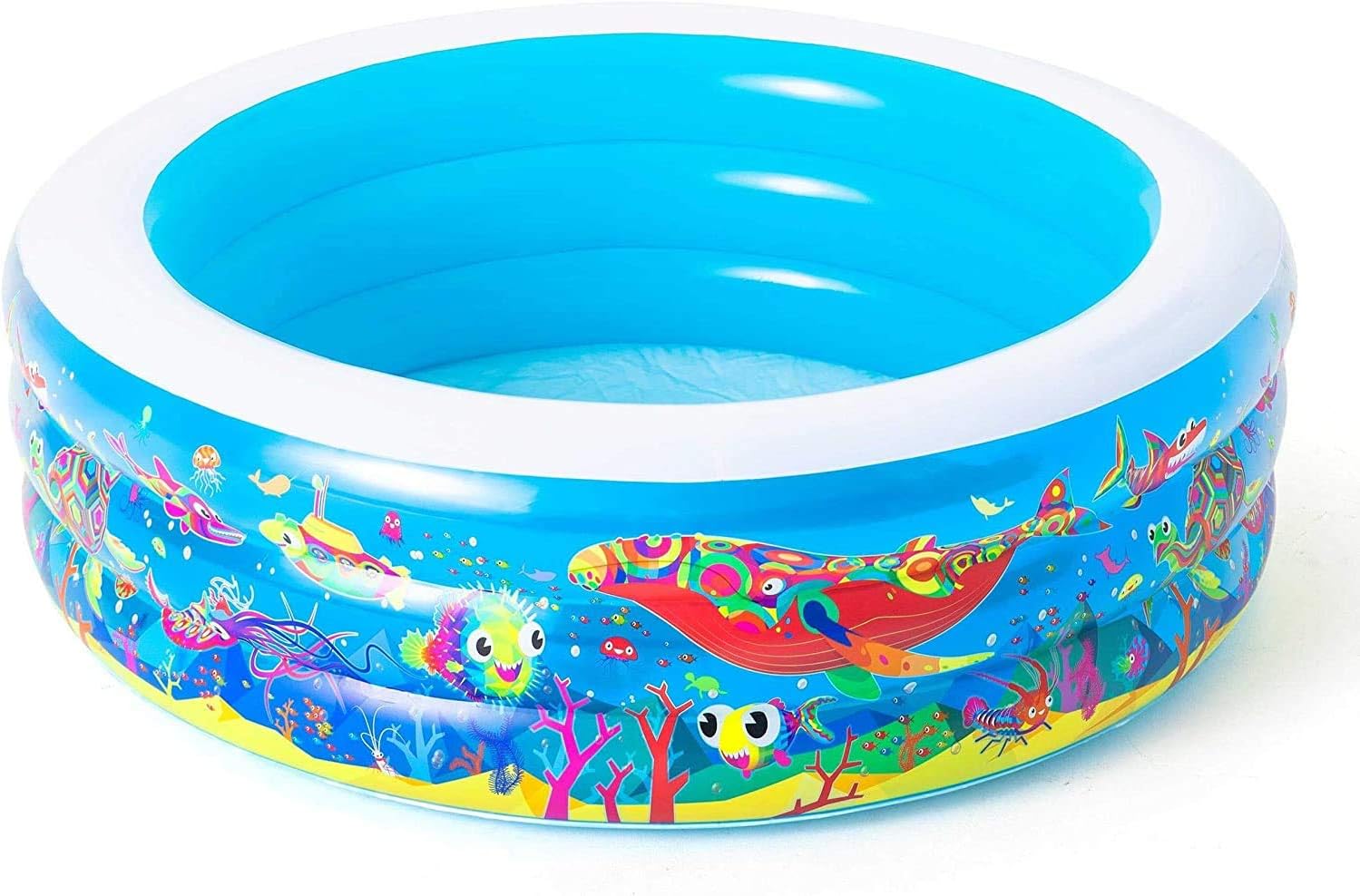 Deluxe Crystal Inflatable Pool, 5-ft x 