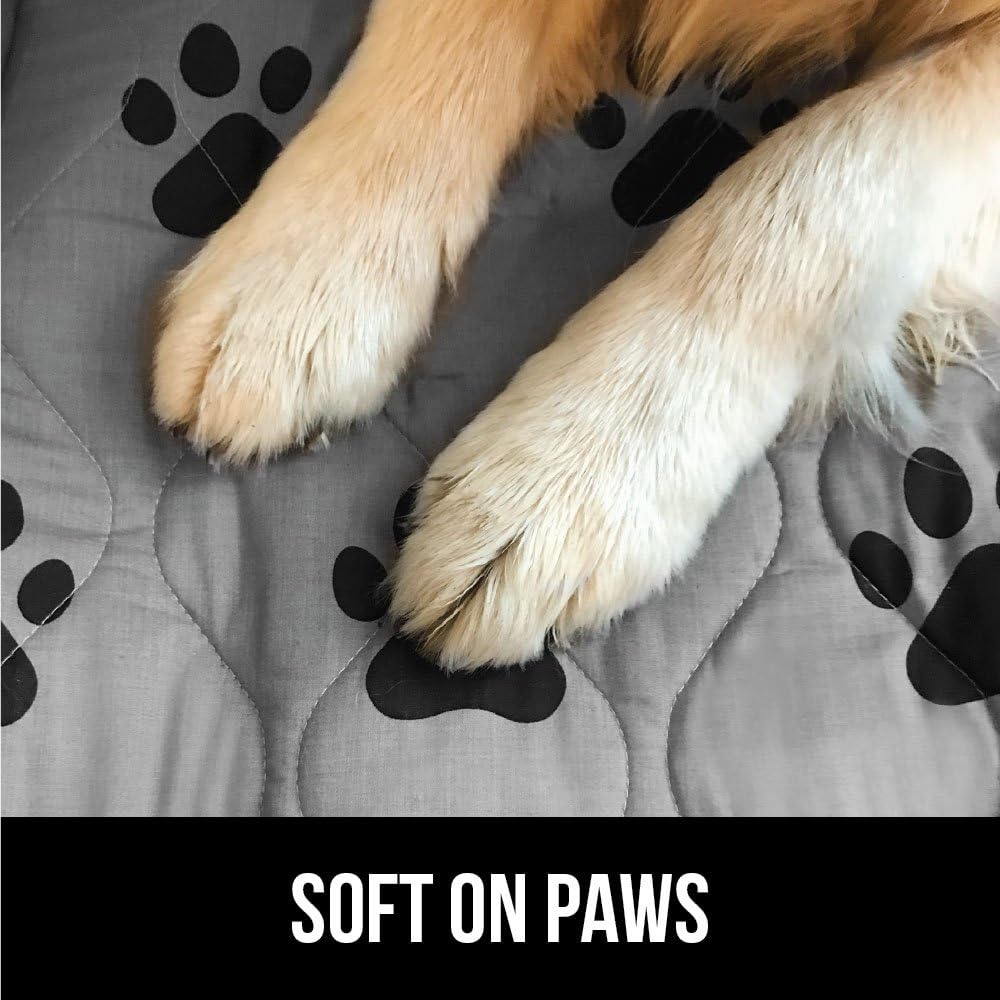 Gorilla Grip Original Reusable Pad and Bed Mat for Dogs 34x21, 2 Pack, Absorbs 3 Cups, Oeko Tex Certified, Washable Waterproof, Puppy Crate Training, Furniture Protection Pet Pads, Fits 36-inch Crates : Pet Supplies