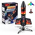 AIDELF Rocket Launcher for Kids, 200 Feet of Flight Altitude, Model Rocket Kits with Launch, Rocket Toy, Outdoor Toys for Age