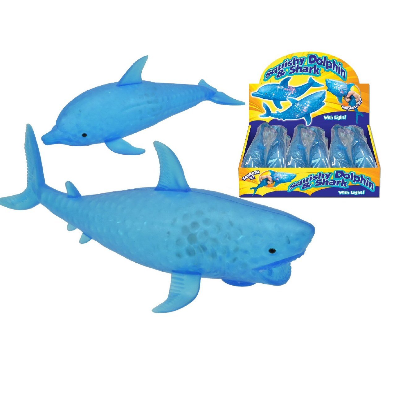 KandyToys Light Up Squishy Bead Marine Mammals - Assorted