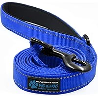 Max and Neo Reflective Nylon Dog Leash - We Donate a Leash to a Dog Rescue for Every Leash Sold