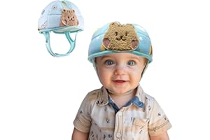 Toddler Crawling Helmet, Head Protector-Baby Helmet 1-2 Years for Anti-Fall Head Protector,Adjustable, Breathable| Baby Helme