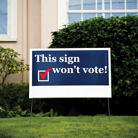 Amazon Com Banner Buzz Make It Visible Personalized Yard Signs 9