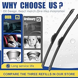 3 Wipers Factory Replacement For 2011 2012 2013