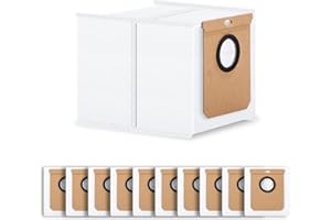 Penkineer 10 Pack Dust Bags for eufy L60 SES L50 SES Robot Vacuum with Self Empty Station Accessories Replacement Bags