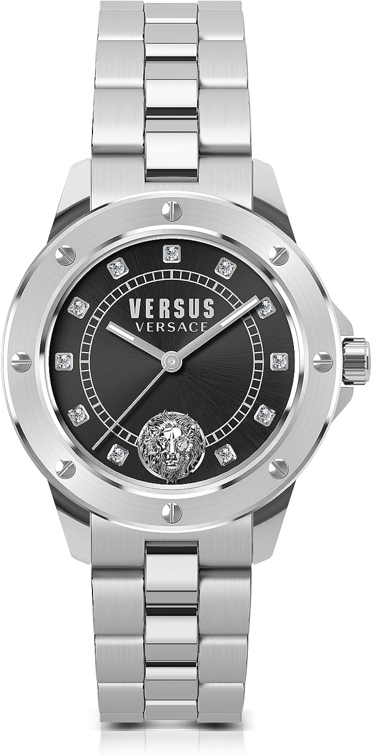 Versus Versace Women's S28020017 Silver Steel Watch Clothing