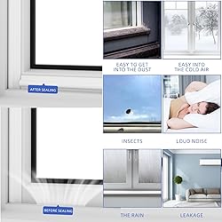 Window Draft Stopper Seal Strip, PU Self-Adhesive