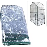 WALK IN GREENHOUSE REPLACEMENT COVER PVC OUTDOOR PLASTIC GREENHOUSE COVER