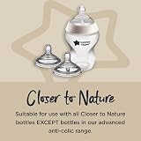 Tommee Tippee Closer to Nature Baby Bottle Teats Thick Flow 6m+ view 7